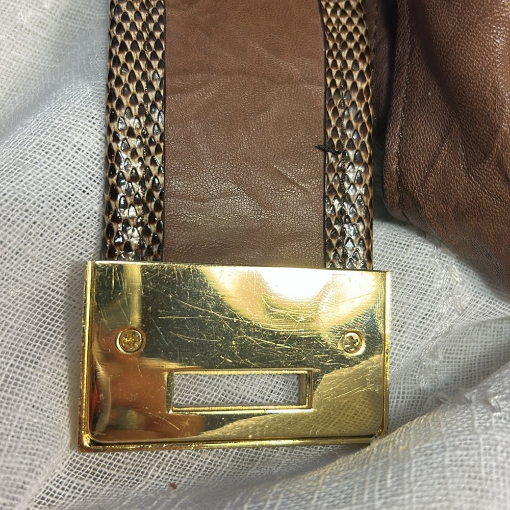 Jimmy Choo buttery soft glove leather with snake strap - Picture 15 of 16